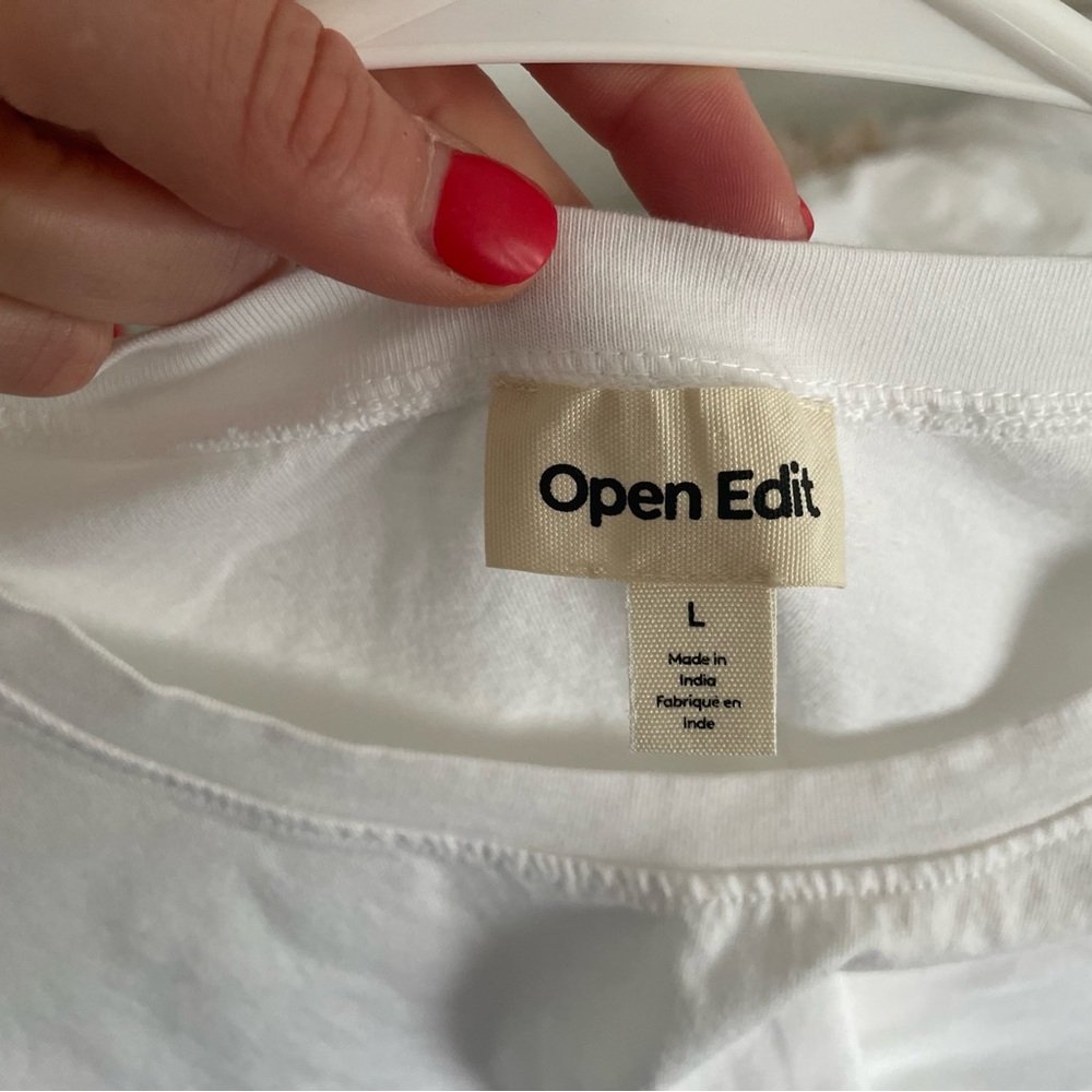 Open Edit Long Sleeve Crop